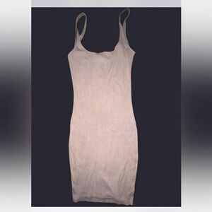 Rolla Coster Mauve Ribbed Midi Tank Dress